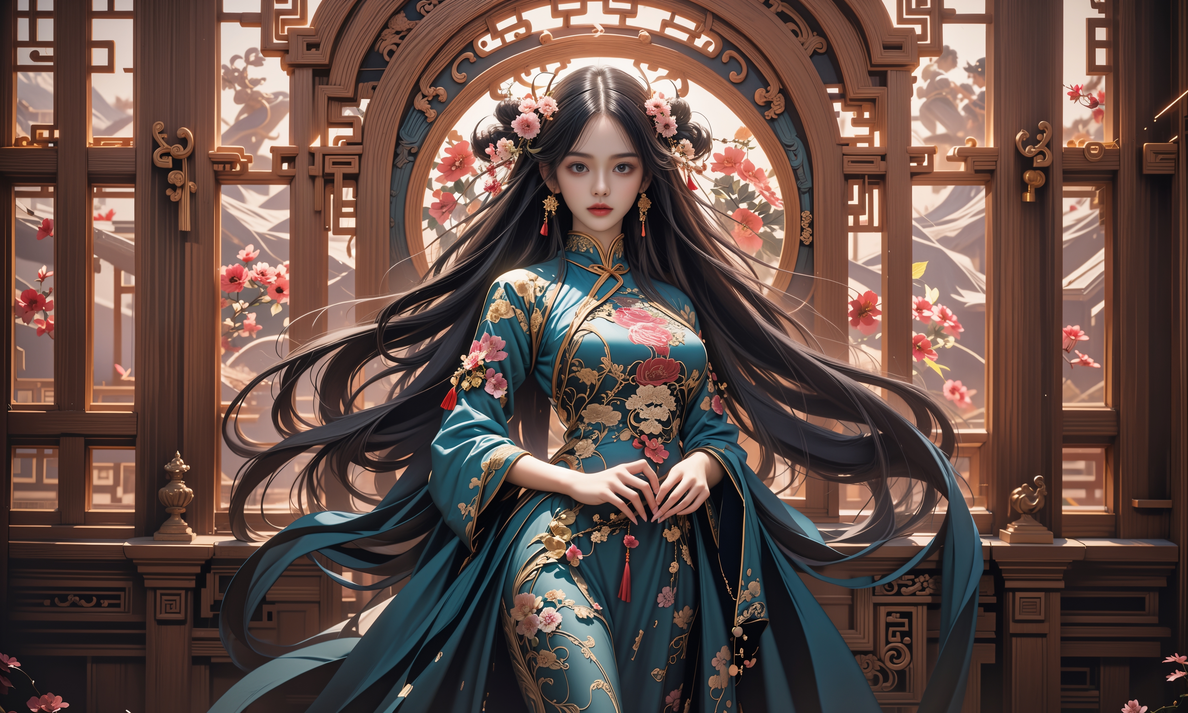 京津冀地区精品盆景吸引市民参观